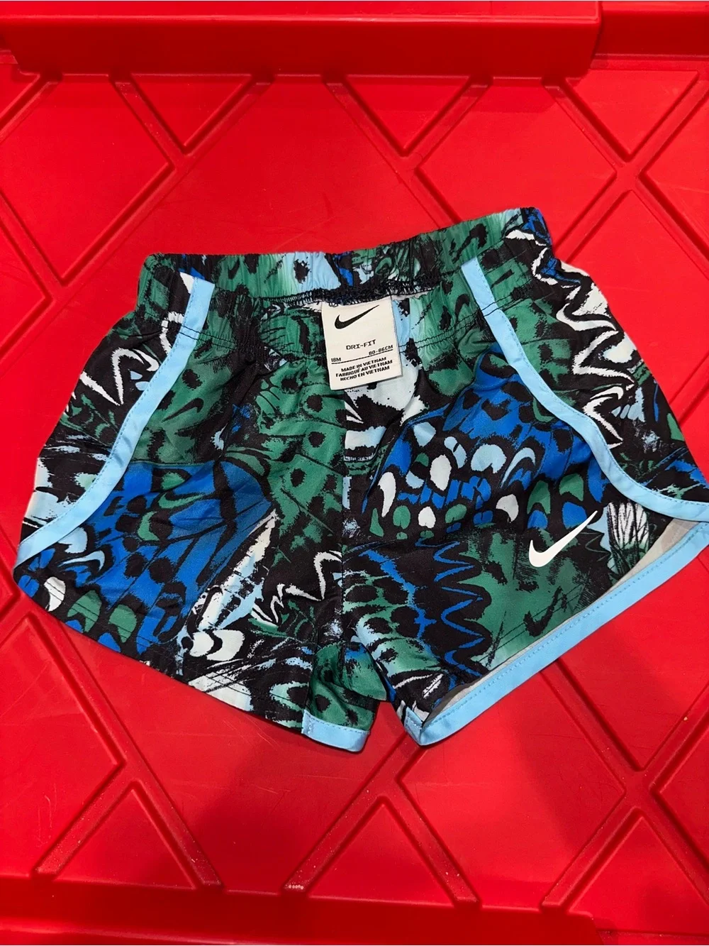 7 pair of nike/underarmour/ Addias girl infant Shorts